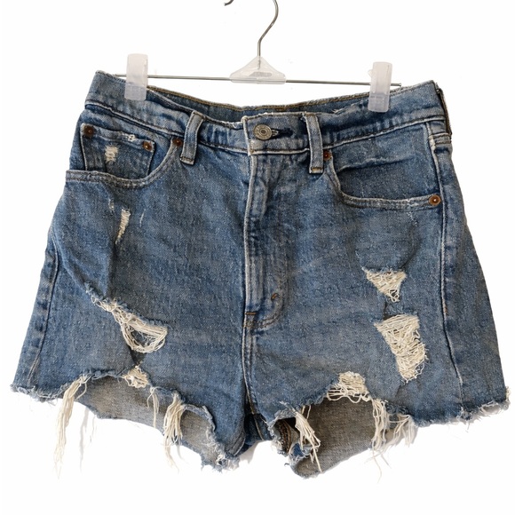 Abercrombie & Fitch Pants - ABERCROMBIE & FITCH THE MOM SHORT HIGH RISE 25 0